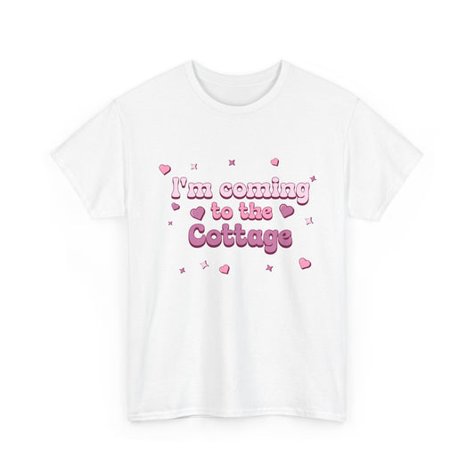 Heated Rivalry - I'm Coming To The Cottage T-Shirt (Pink)