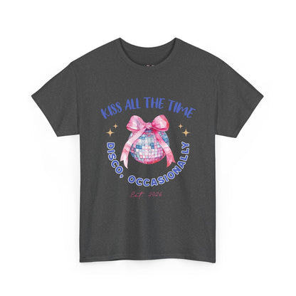 Kiss all the time - Discoball Ribbon T-Shirt