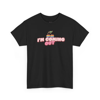 I'm Coming Out Rainbow Cherries Tee