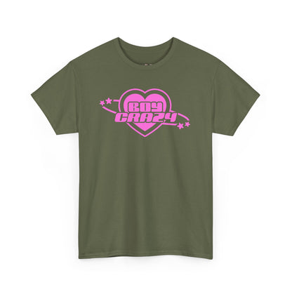 Boy Crazy T-Shirt - Retro Heart Design