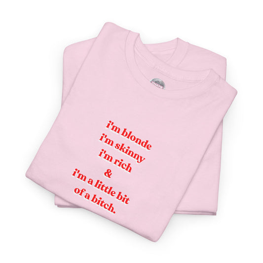 Donatella Lyrics Blonde Tee