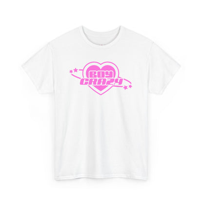 Boy Crazy T-Shirt - Retro Heart Design