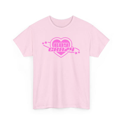 Boy Crazy T-Shirt - Retro Heart Design