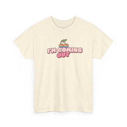 I'm Coming Out Rainbow Cherries Tee