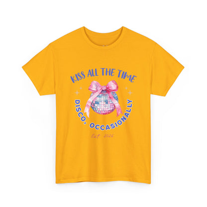 Kiss all the time - Discoball Ribbon T-Shirt
