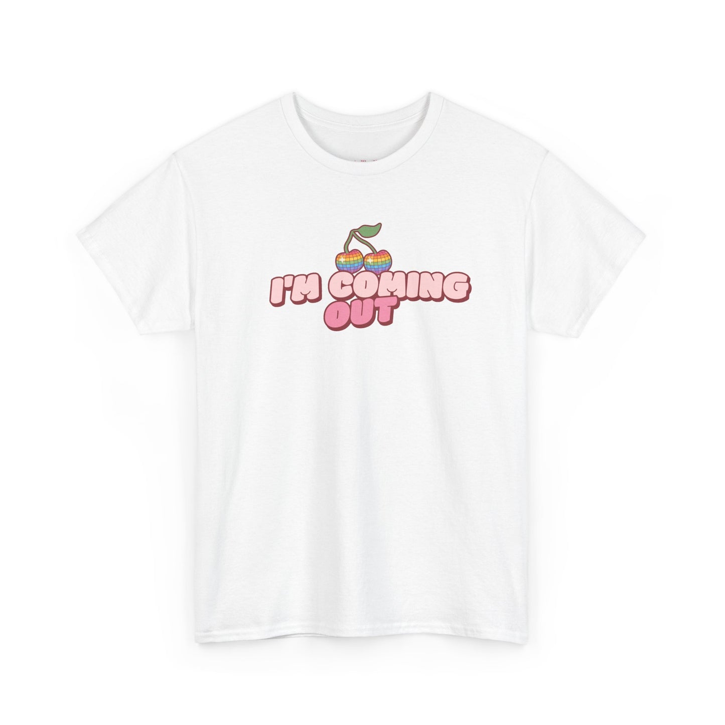 I'm Coming Out Rainbow Cherries Tee