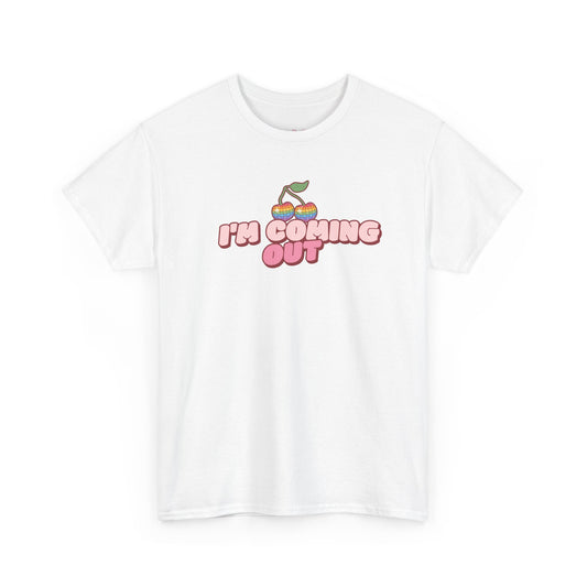 I'm Coming Out Rainbow Cherries Tee