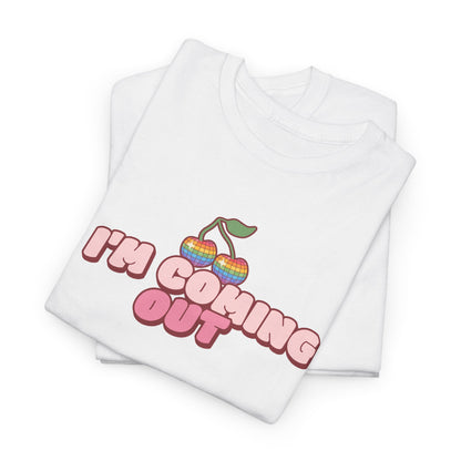 I'm Coming Out Rainbow Cherries Tee