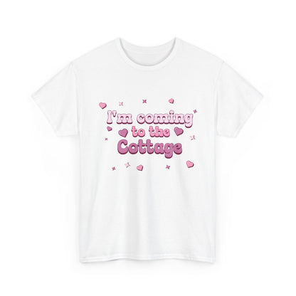 Heated Rivalry - I'm Coming To The Cottage T-Shirt (Pink)