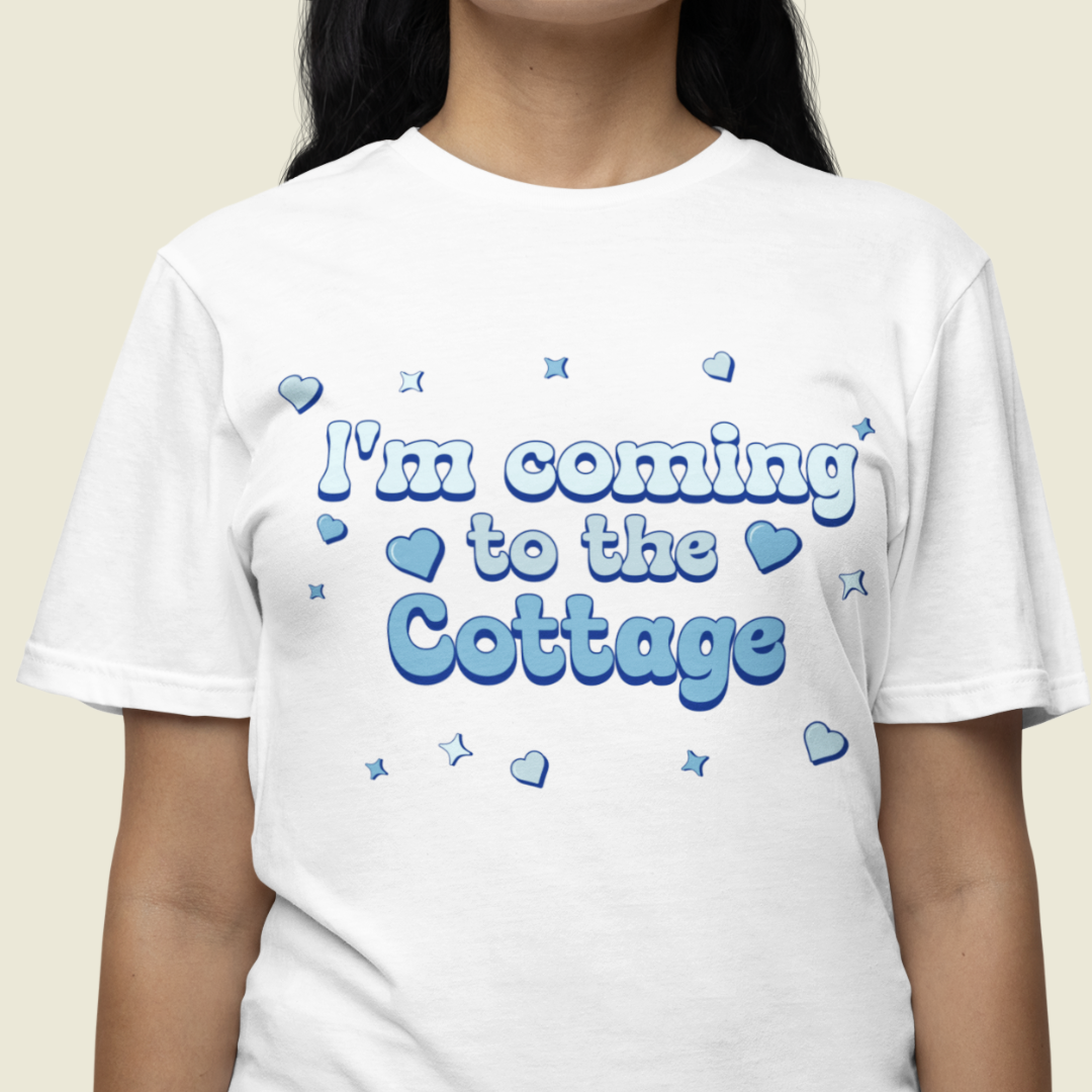 Heated Rivalry - I'm Coming To The Cottage T-Shirt (Blue)