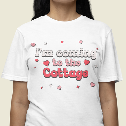 Heated Rivalry - I'm Coming To The Cottage T-Shirt (Red)