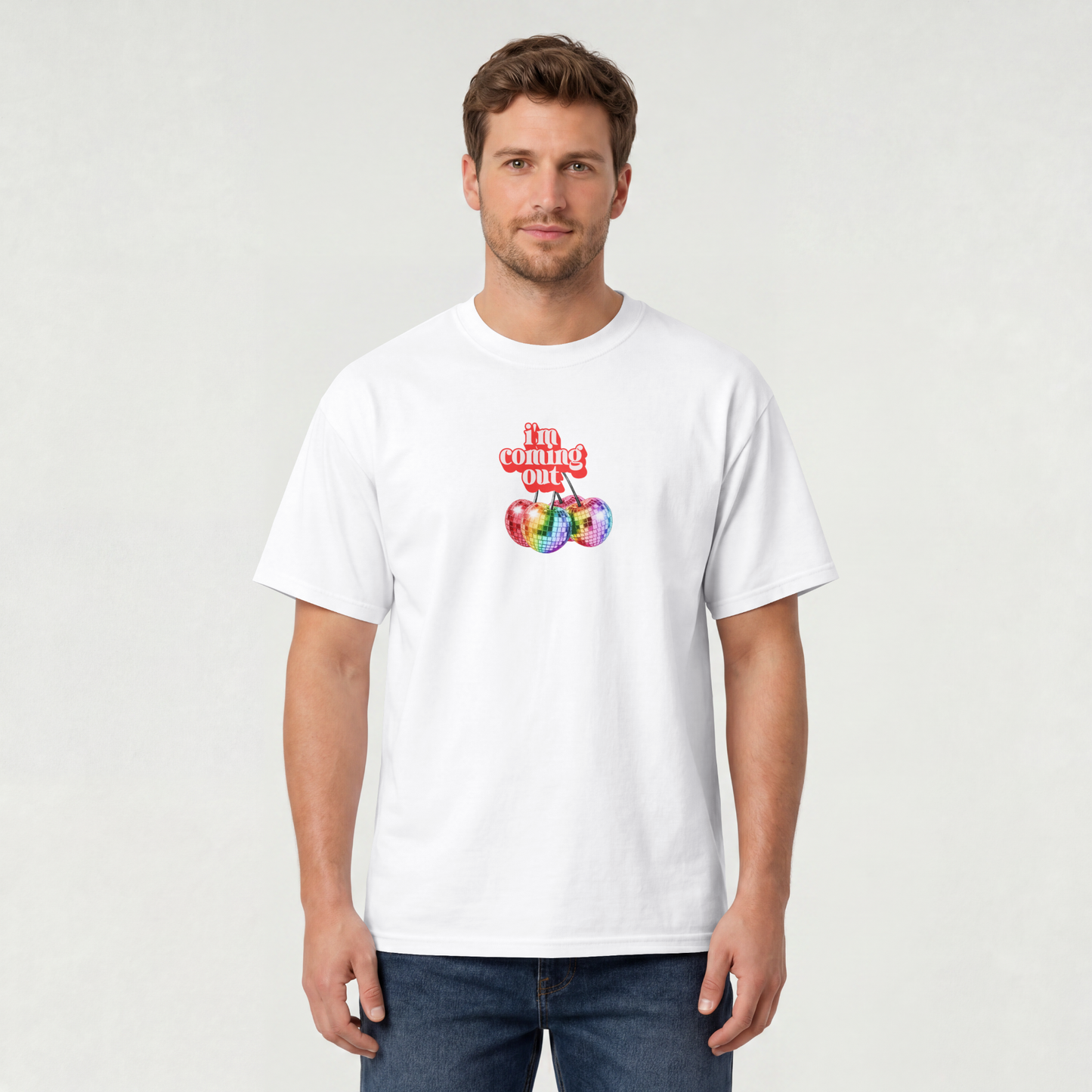 Rainbow Disco Cherries Tee