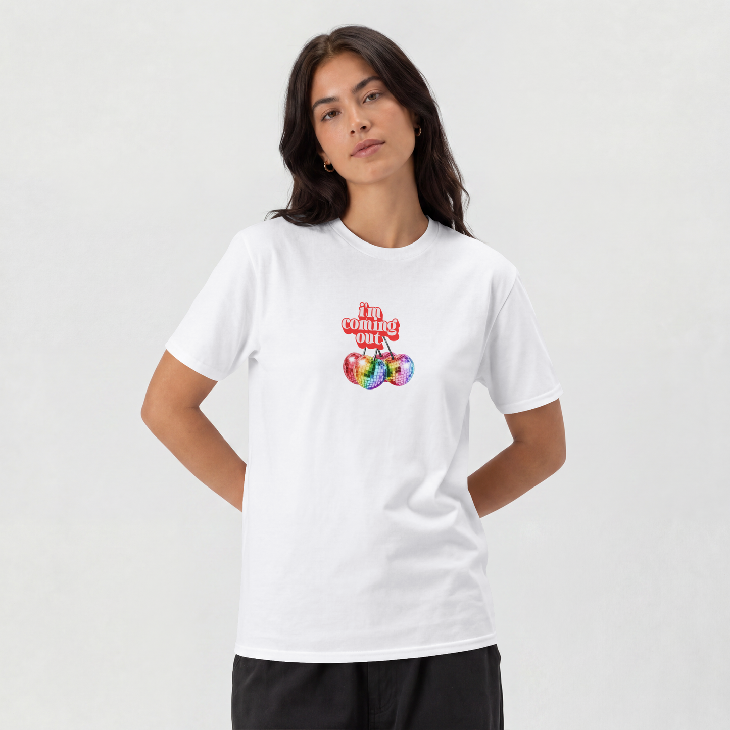 Rainbow Disco Cherries Tee