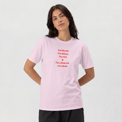 Donatella Lyrics Blonde Tee