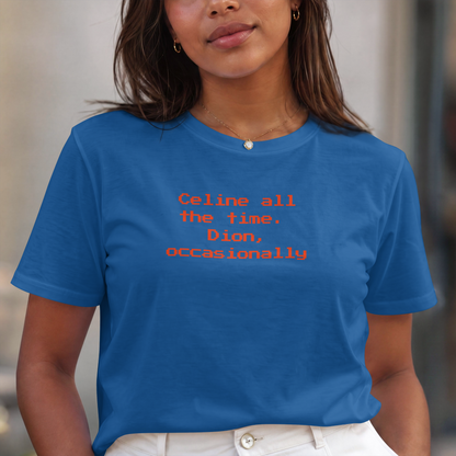 Retro disco slogan graphic printed on a unisex t-shirt