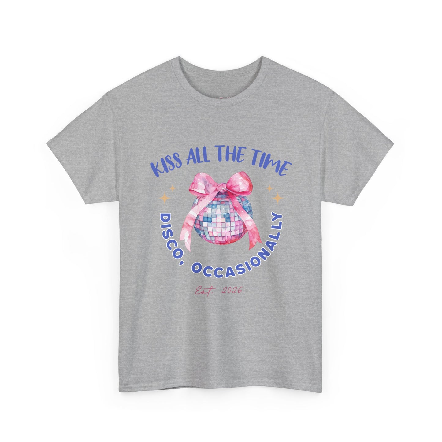 Kiss all the time - Discoball Ribbon T-Shirt