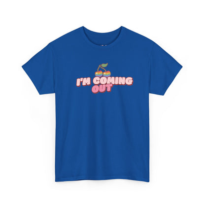 I'm Coming Out Rainbow Cherries Tee
