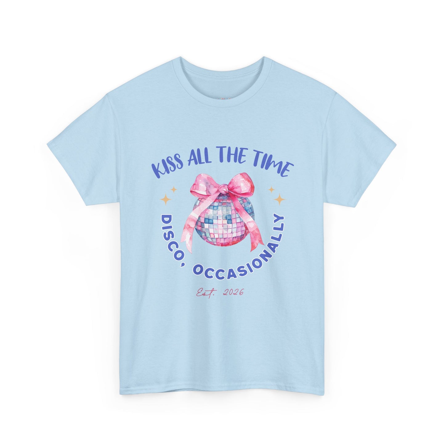 Kiss all the time - Discoball Ribbon T-Shirt