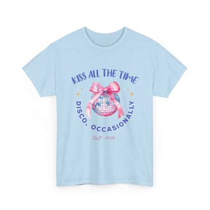 Kiss all the time - Discoball Ribbon T-Shirt