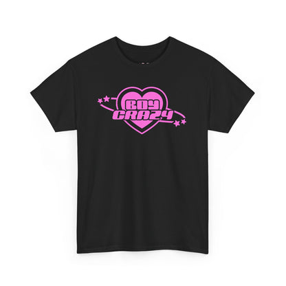Boy Crazy T-Shirt - Retro Heart Design