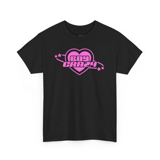 Boy Crazy T-Shirt - Retro Heart Design