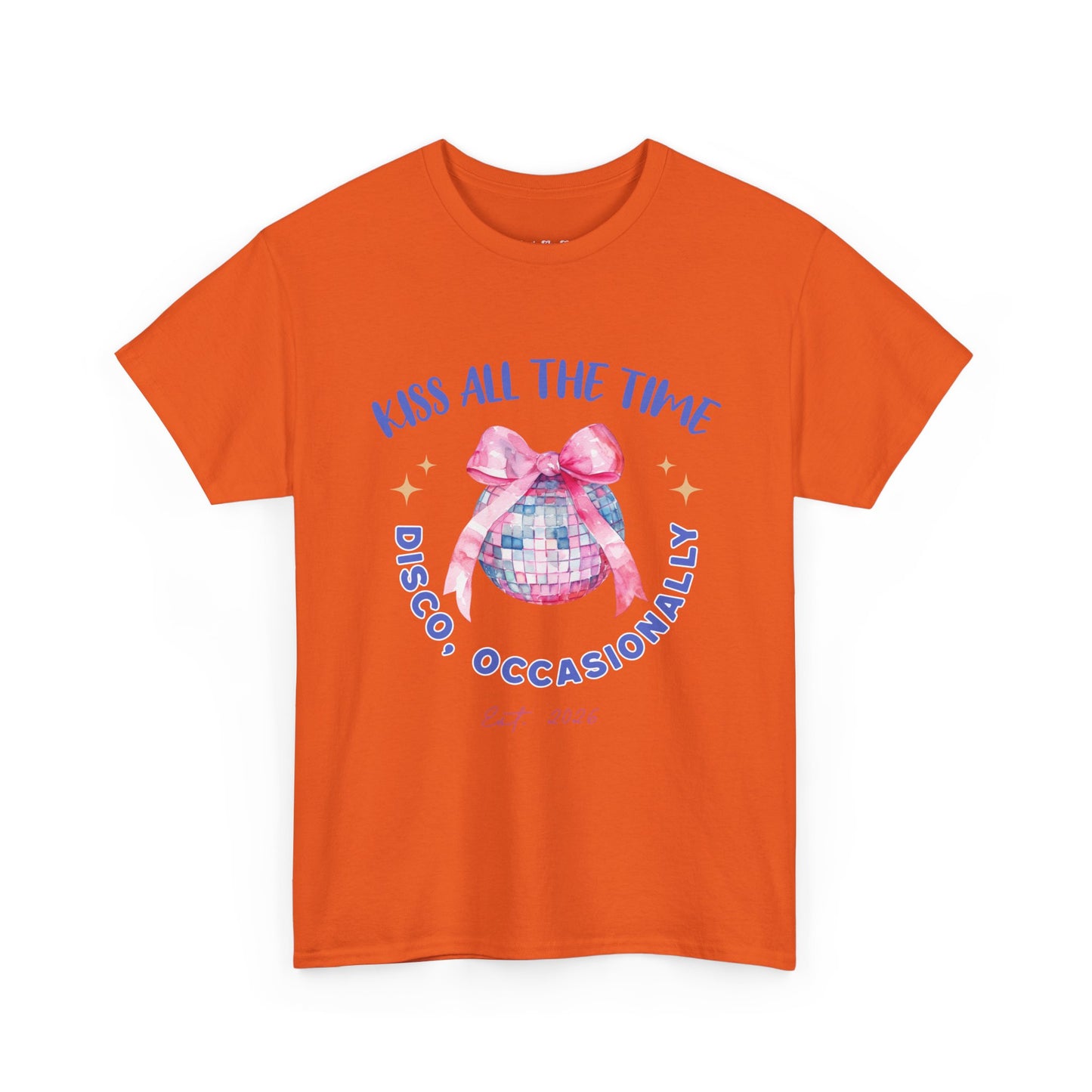 Kiss all the time - Discoball Ribbon T-Shirt