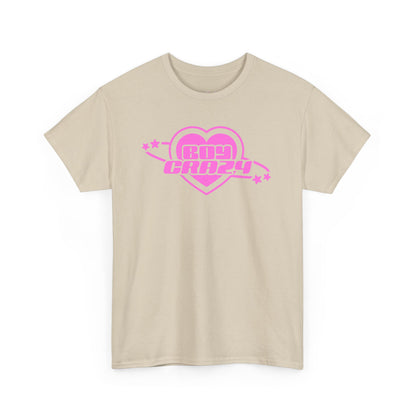 Boy Crazy T-Shirt - Retro Heart Design