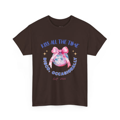 Kiss all the time - Discoball Ribbon T-Shirt