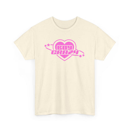 Boy Crazy T-Shirt - Retro Heart Design