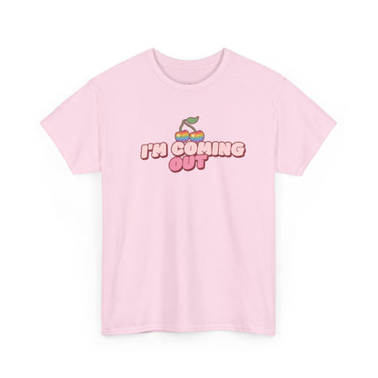 I'm Coming Out Rainbow Cherries Tee