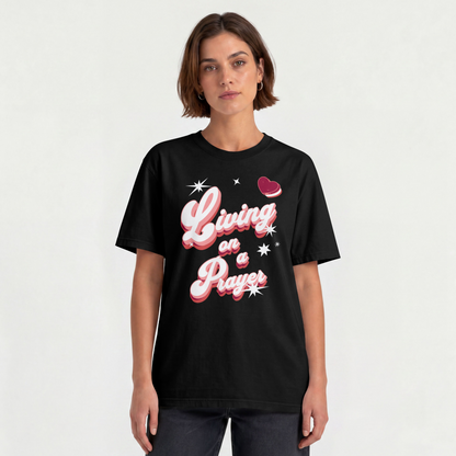 Living On A Prayer Retro Tee