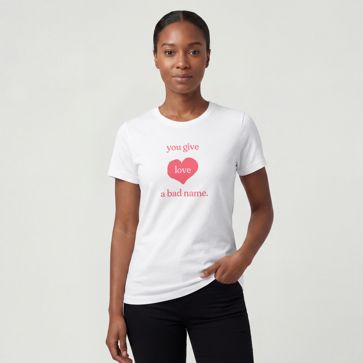 You Give Love Heart Tee